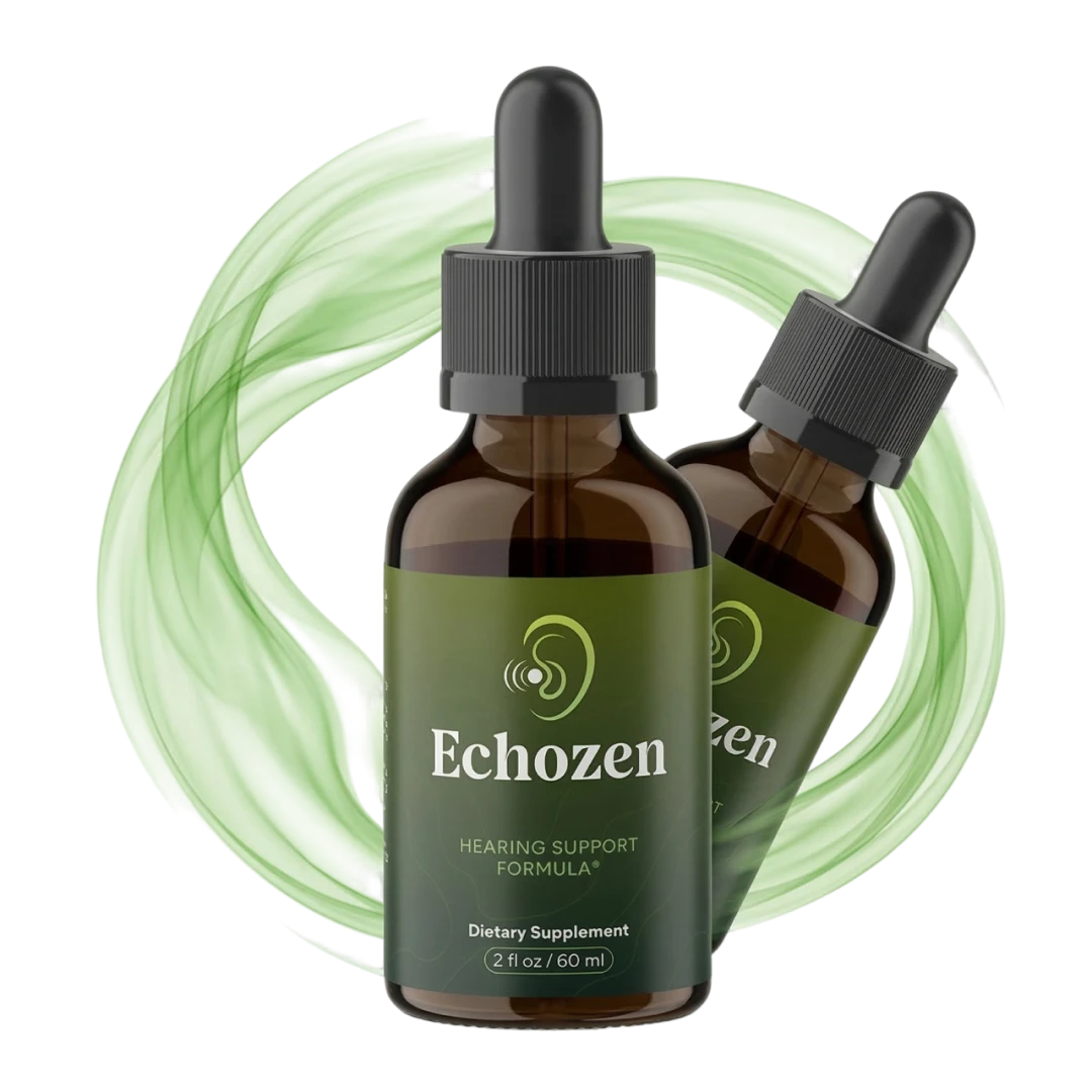 Echozen drops hearing support supplement promoting auditory balance and neural health
